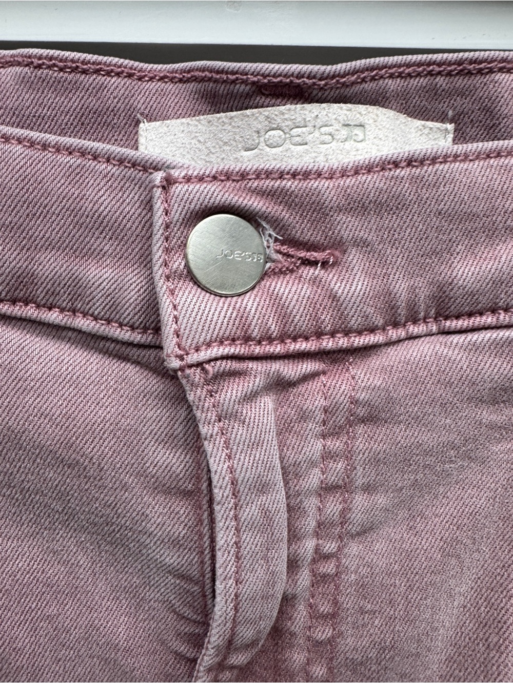 Joe's Jeans The Pleated Wide Leg Ankle Denim High Rise Nostalgia Rose Pink Sz 28 - Picture 5 of 11
